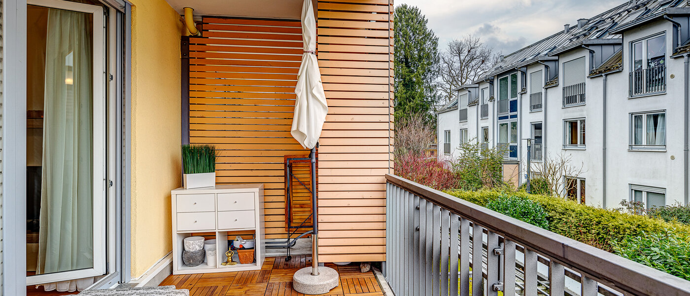 appartamento München Oberföhring 03 balcone 13285