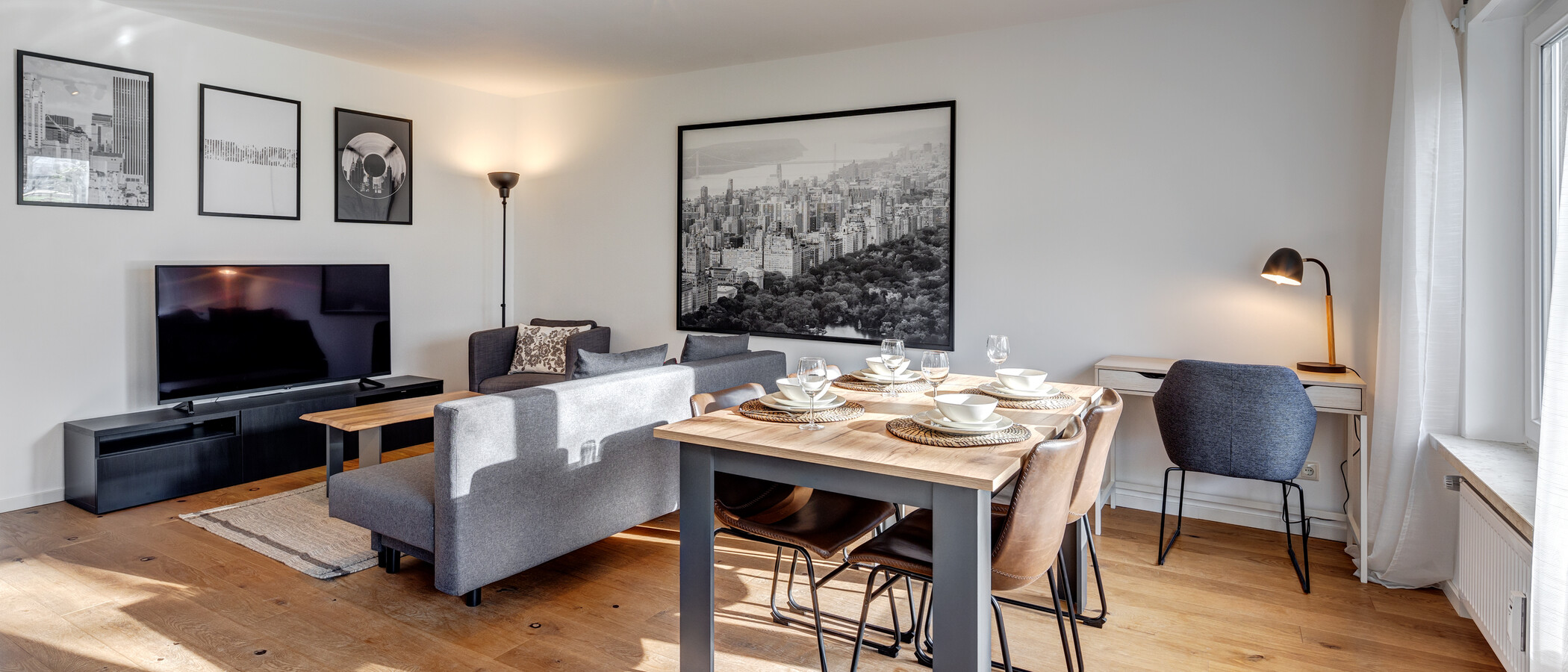 appartamento München Solln 01 zona living 13291