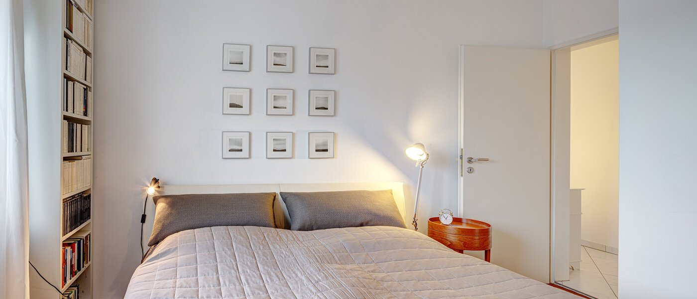 attico con terrazzo München Moosach 01 camera da letto 13292