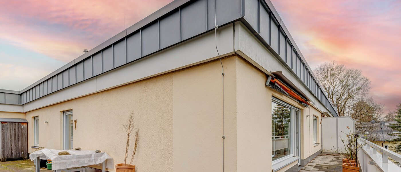 attico con terrazzo München Moosach 02 terrazza sul tetto 13292