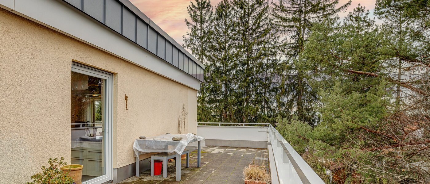 attico con terrazzo München Moosach 03 terrazza sul tetto 13292