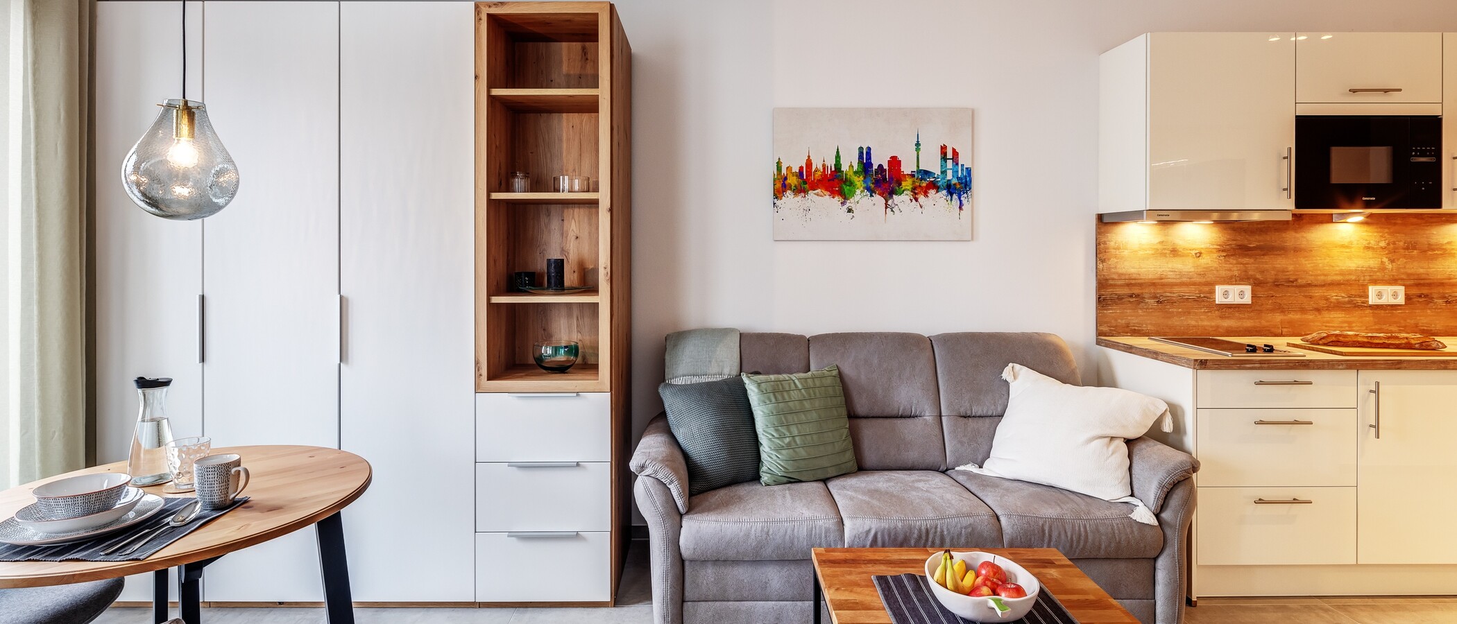 appartamento München Lochhausen 05 zona living 13304