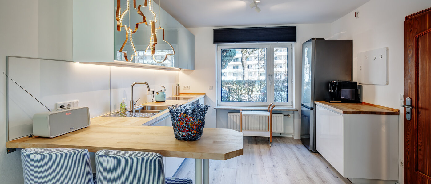 casa a schiera München Obersendling 01 cucina 13312