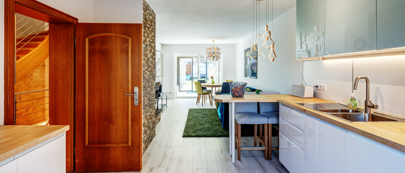 casa a schiera München Obersendling 03 cucina 13312