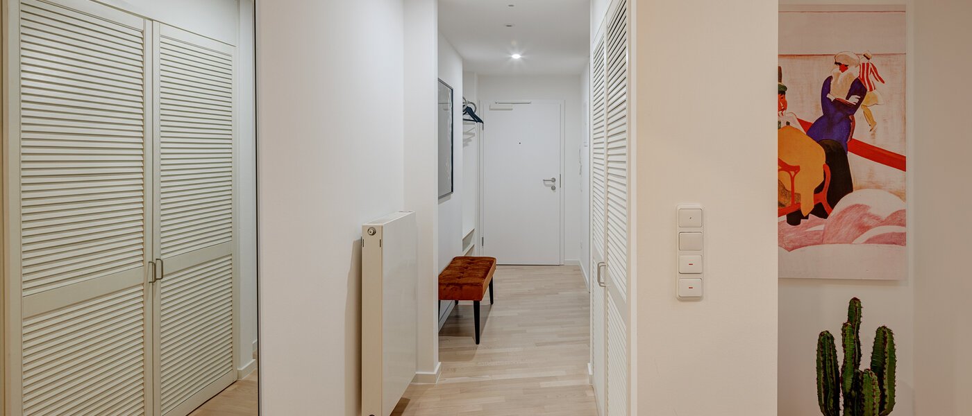 maisonnette con galleria München Maxvorstadt 05 ingresso/corridioio 13317