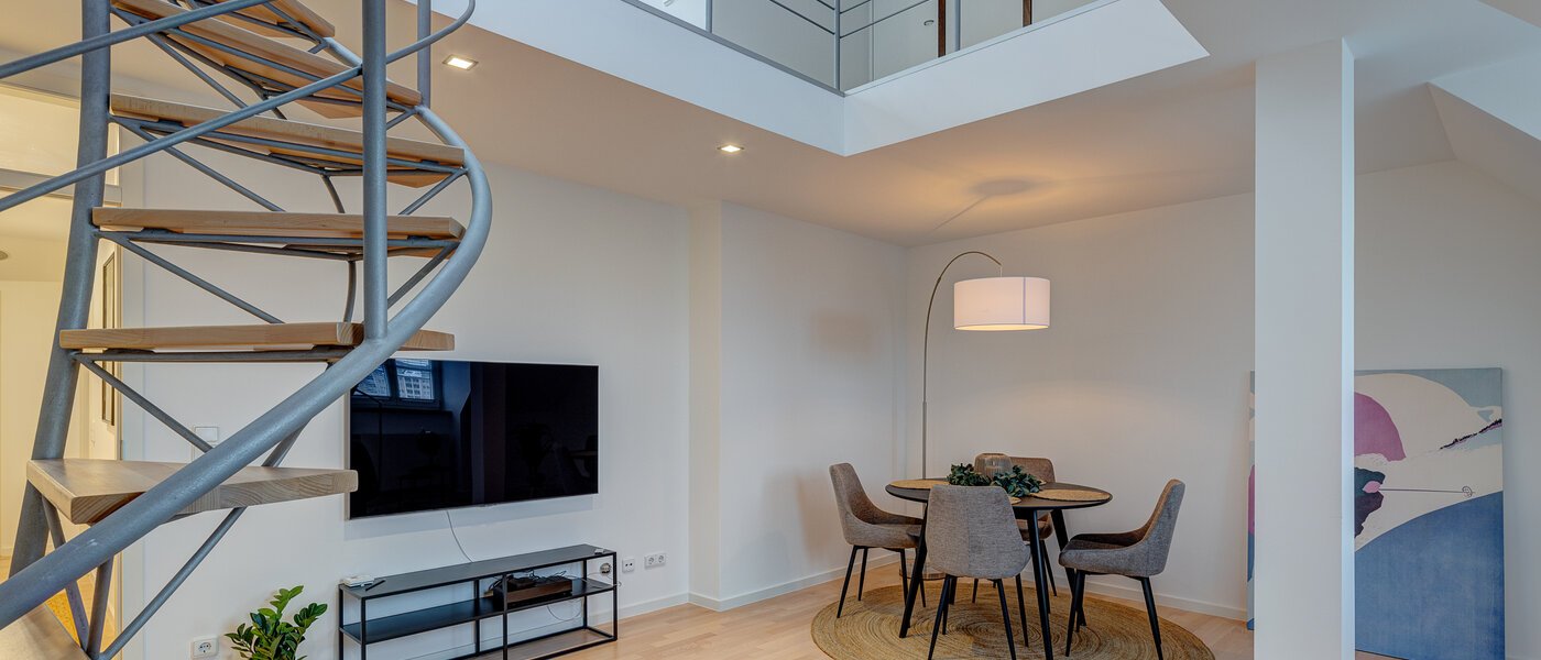 maisonnette con galleria München Maxvorstadt 05 zona living 13317