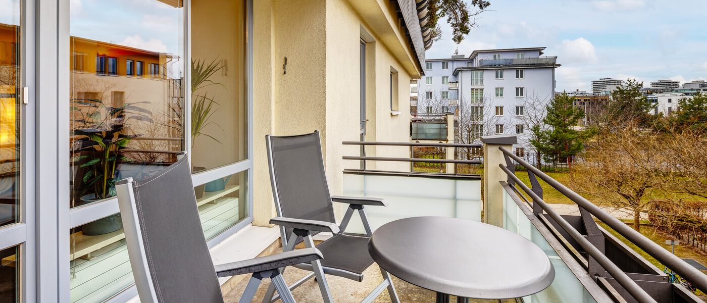 appartamento München Parkstadt Schwabing 01 balcone 13336