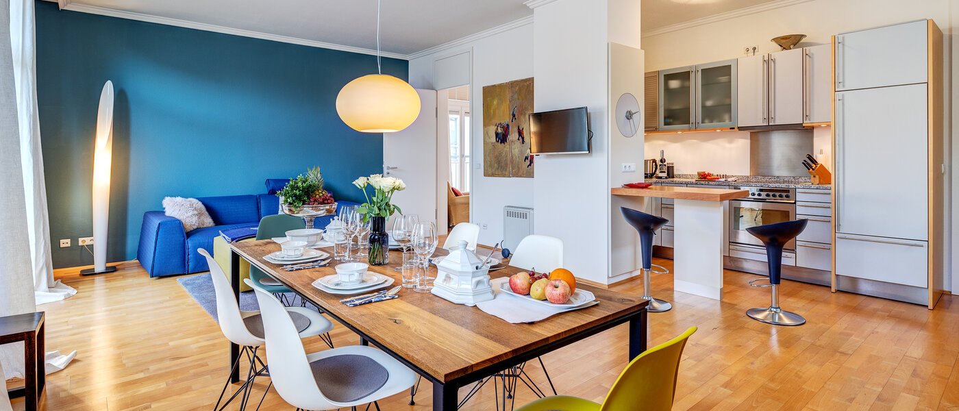 appartamento München Lehel 01 zona living 13341