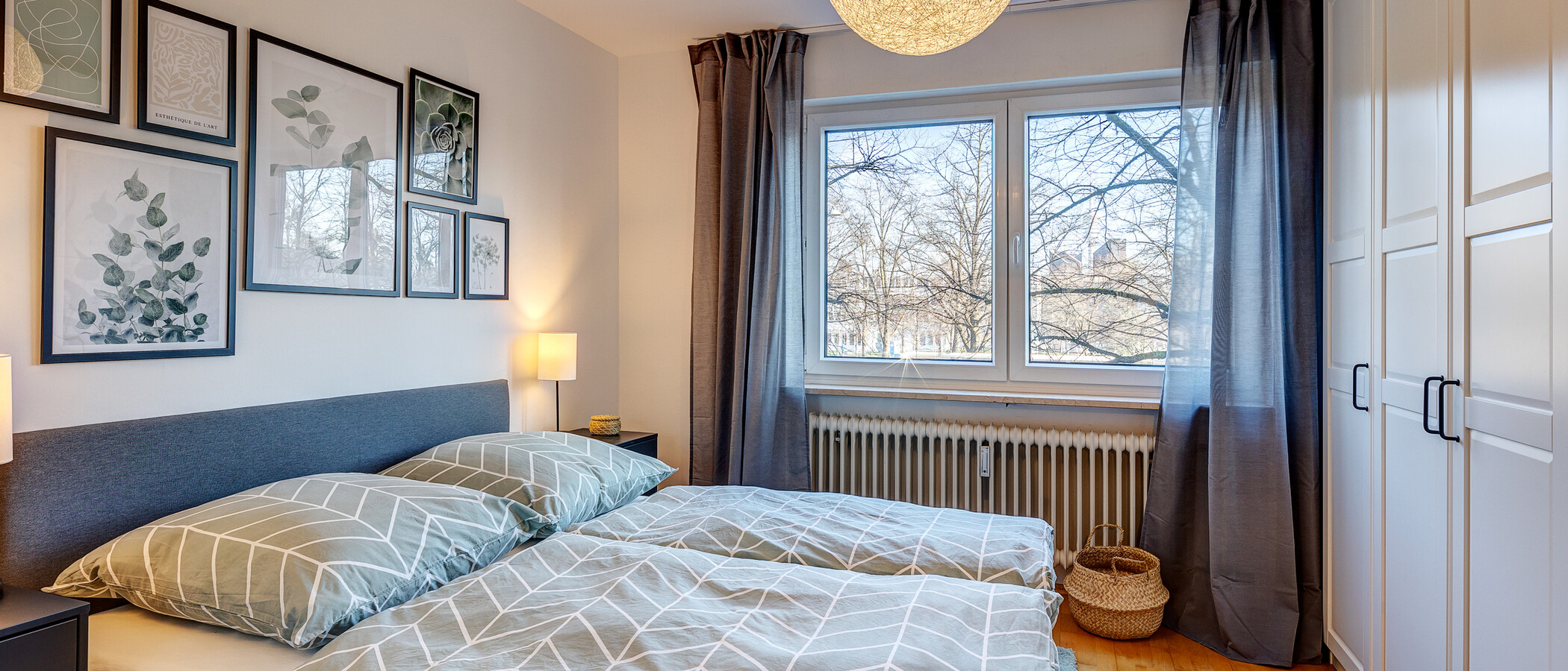 appartamento München Neuhausen 02 camera da letto 13344