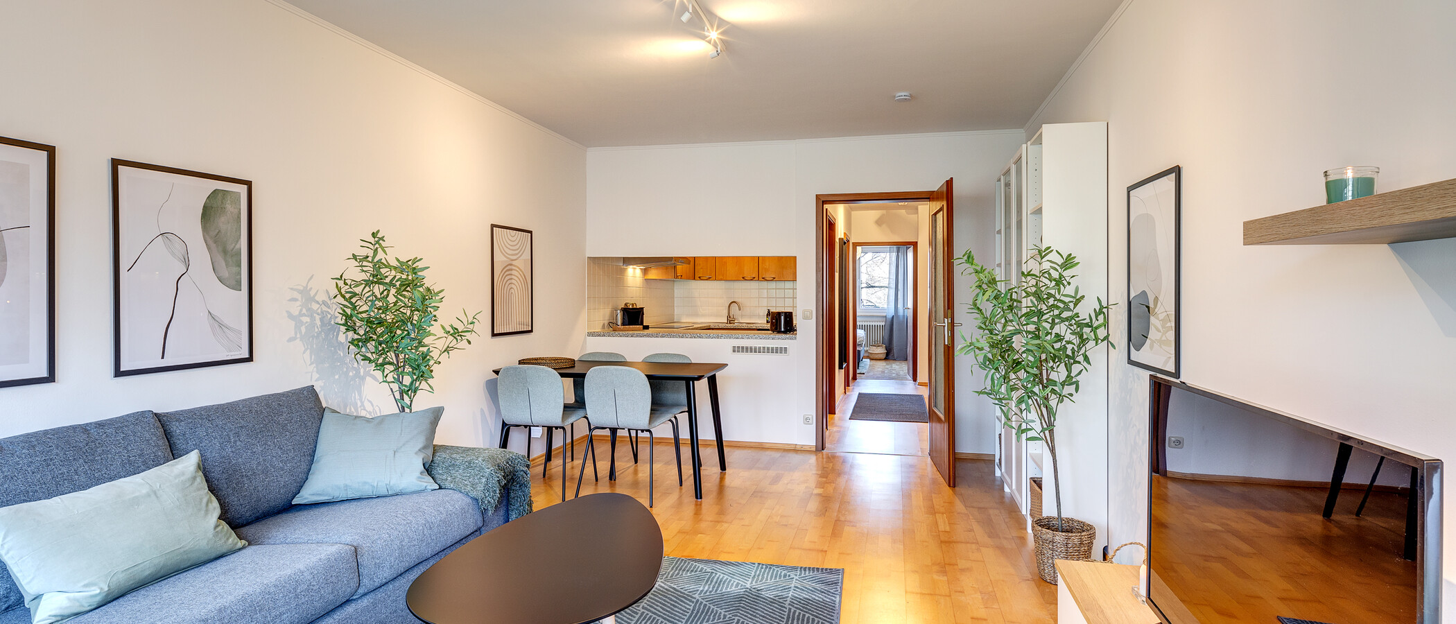 appartamento München Neuhausen 04 zona living 13344