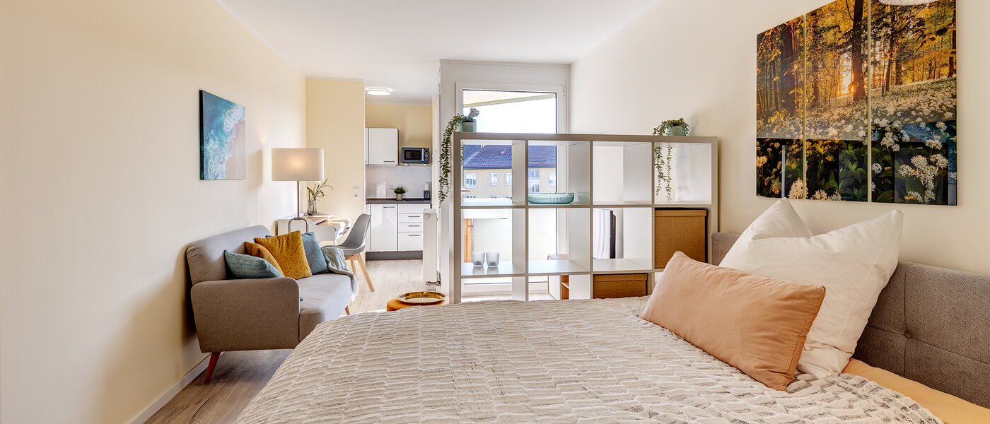 appartamento München Milbertshofen 02 zona notte 13348