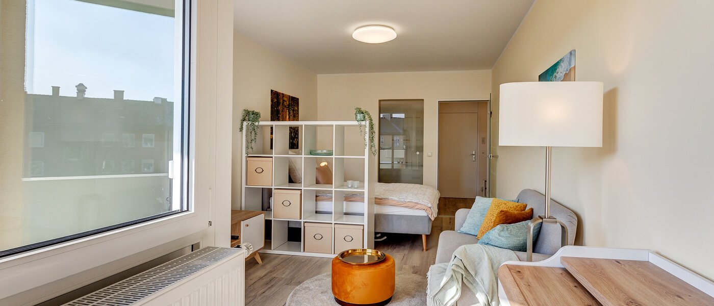 appartamento München Milbertshofen 02 zona living 13348