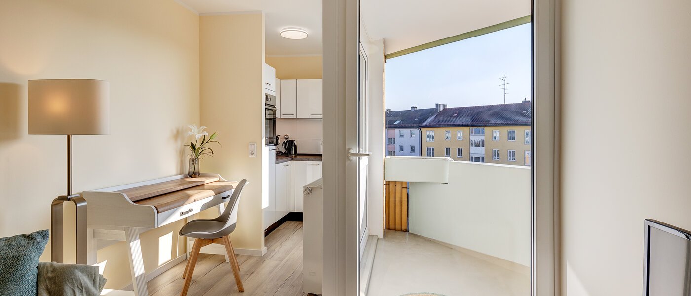 appartamento München Milbertshofen 04 zona living 13348