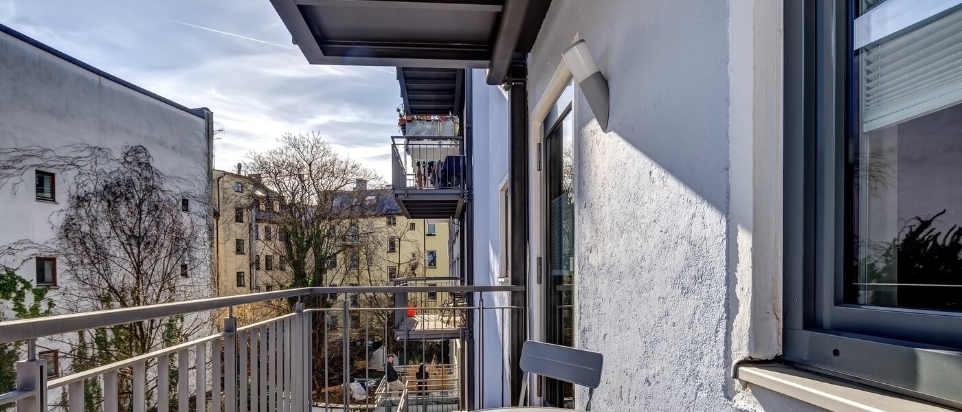appartamento München Maxvorstadt - Westen 02 1° balcone 13363
