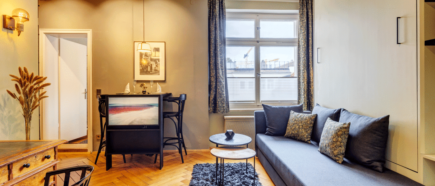 appartamento München Altstadt 02 zona living 13374