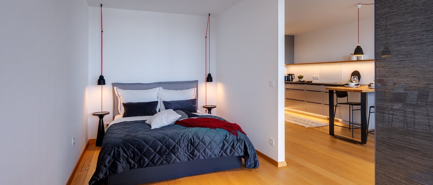 appartamento München Olympiadorf 02 zona notte 13379