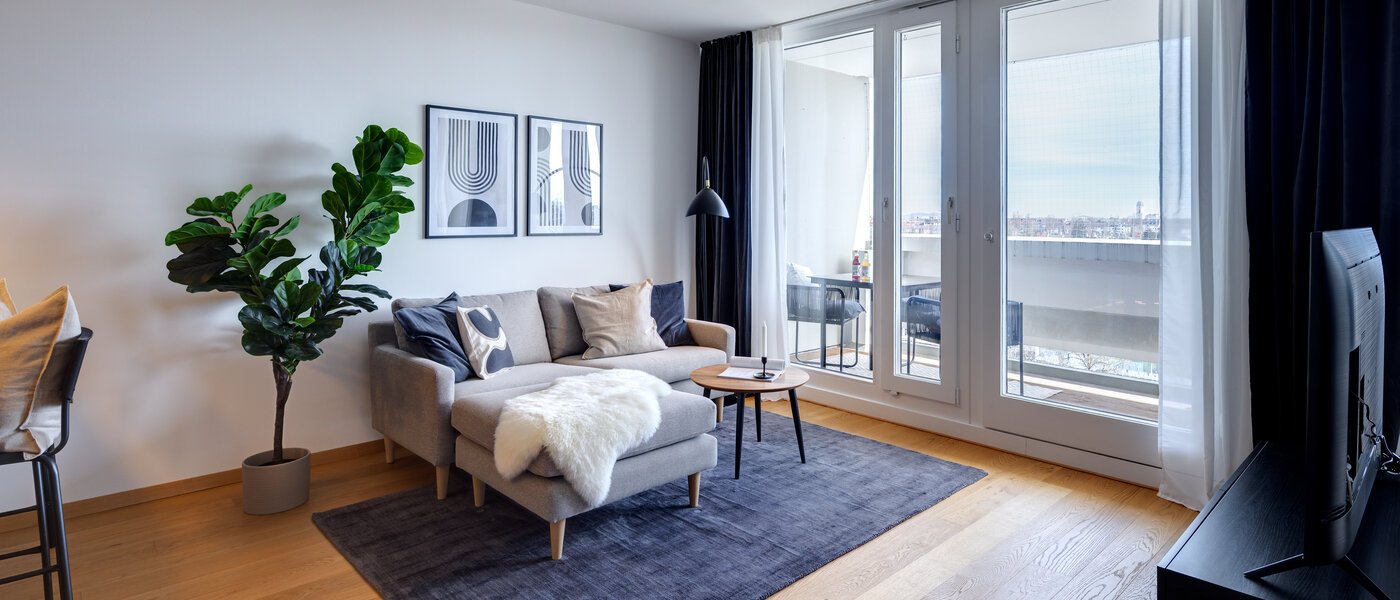 appartamento München Olympiadorf 05 zona living 13379