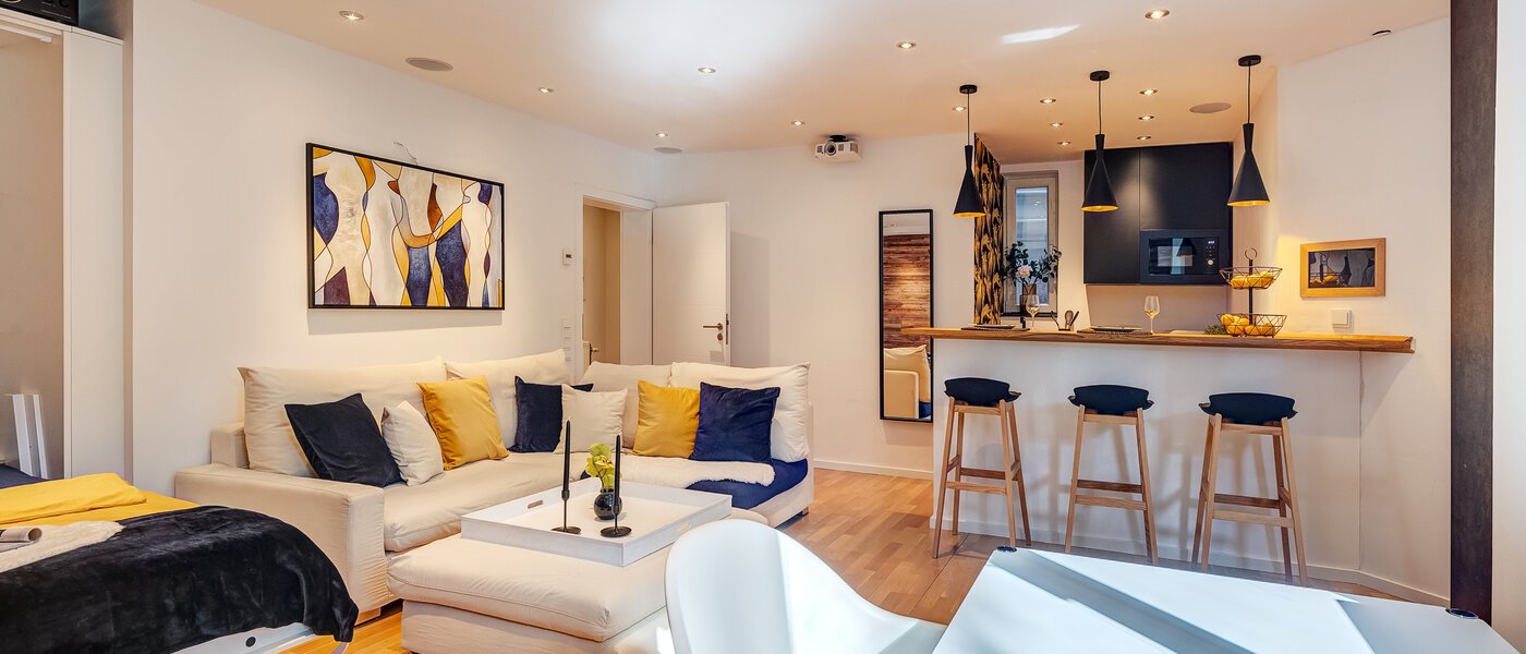 appartamento München Daglfing 01 zona living 13386