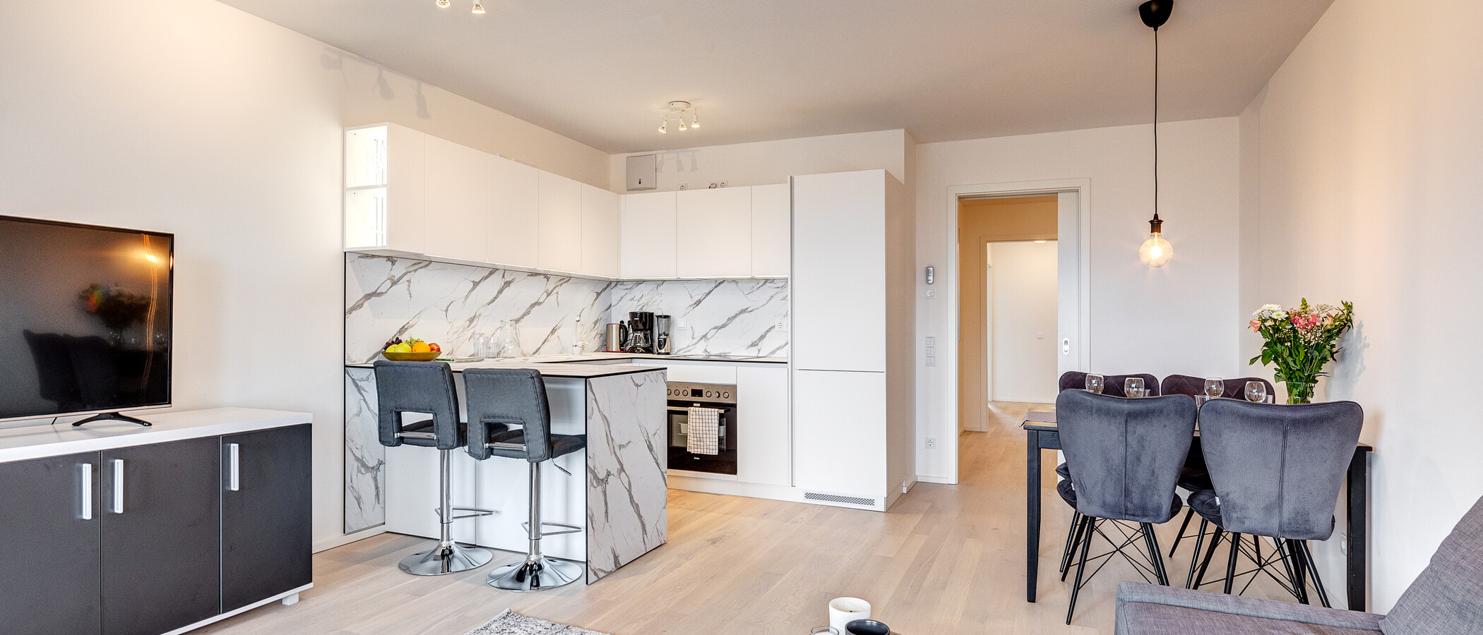 appartamento München Neuperlach 03 zona living 13388