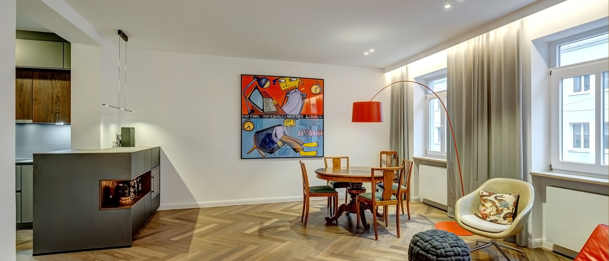 appartamento München Glockenbachviertel 01 zona living 13391