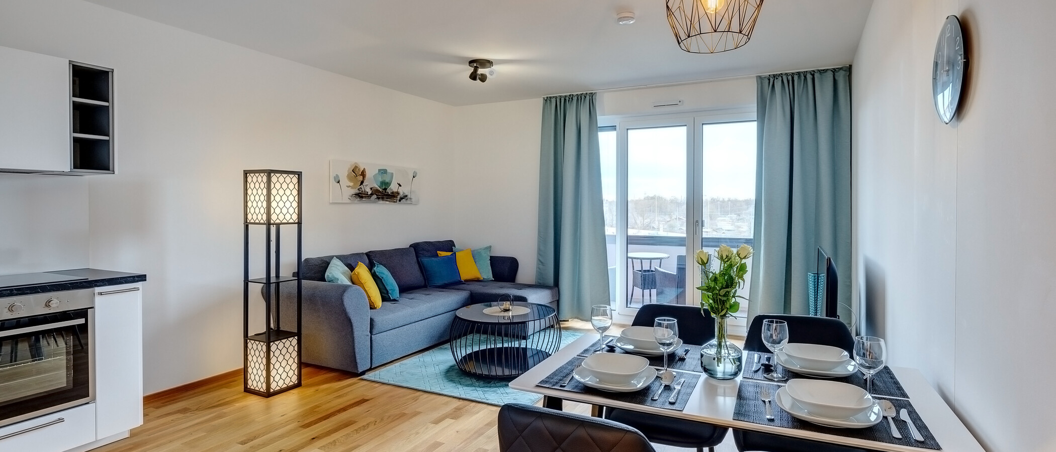 appartamento München Moosach 01 zona living 13403