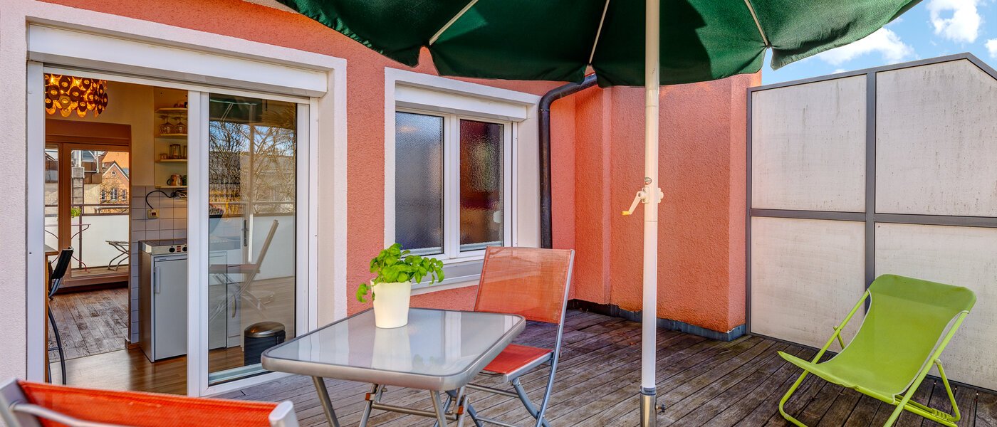 appartamento München Maxvorstadt - Westen 02 terrazza sul tetto 13405