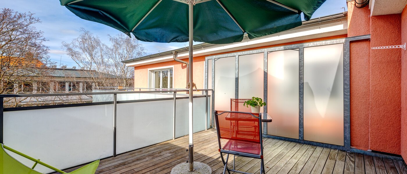 appartamento München Maxvorstadt - Westen 04 terrazza sul tetto 13405