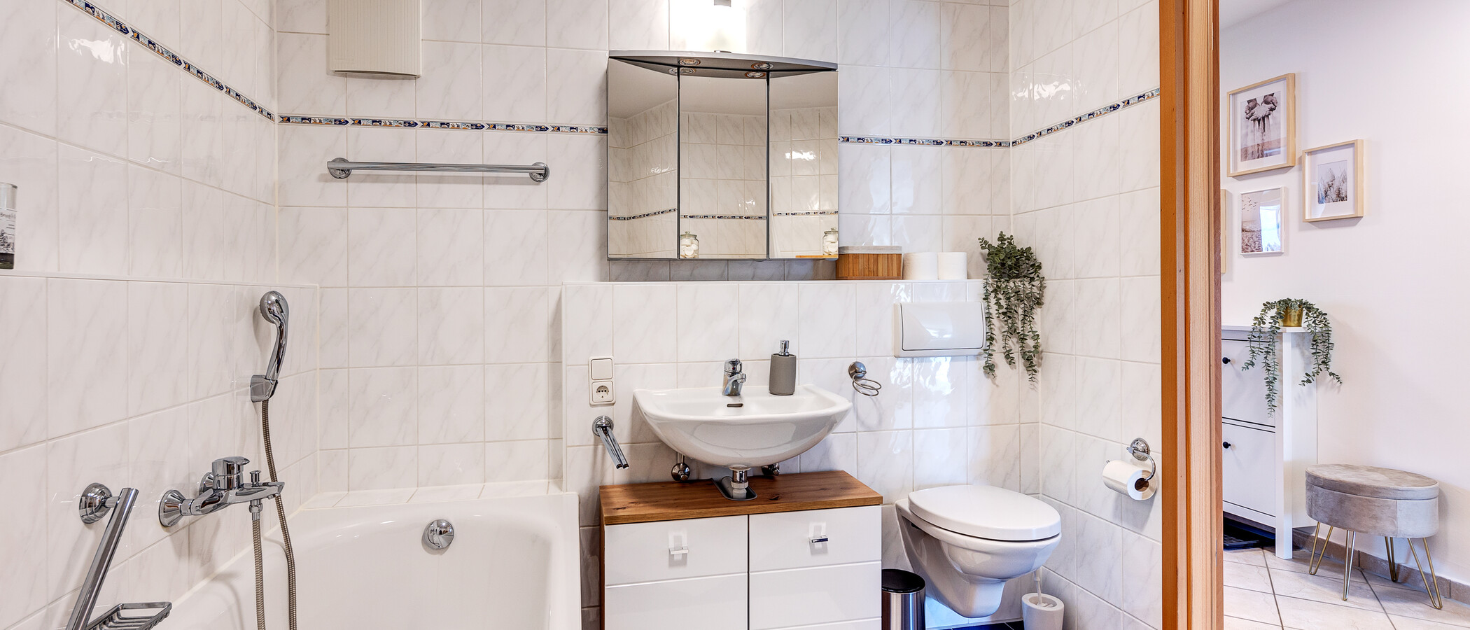 appartamento München Messestadt Riem 02 bagno 13423