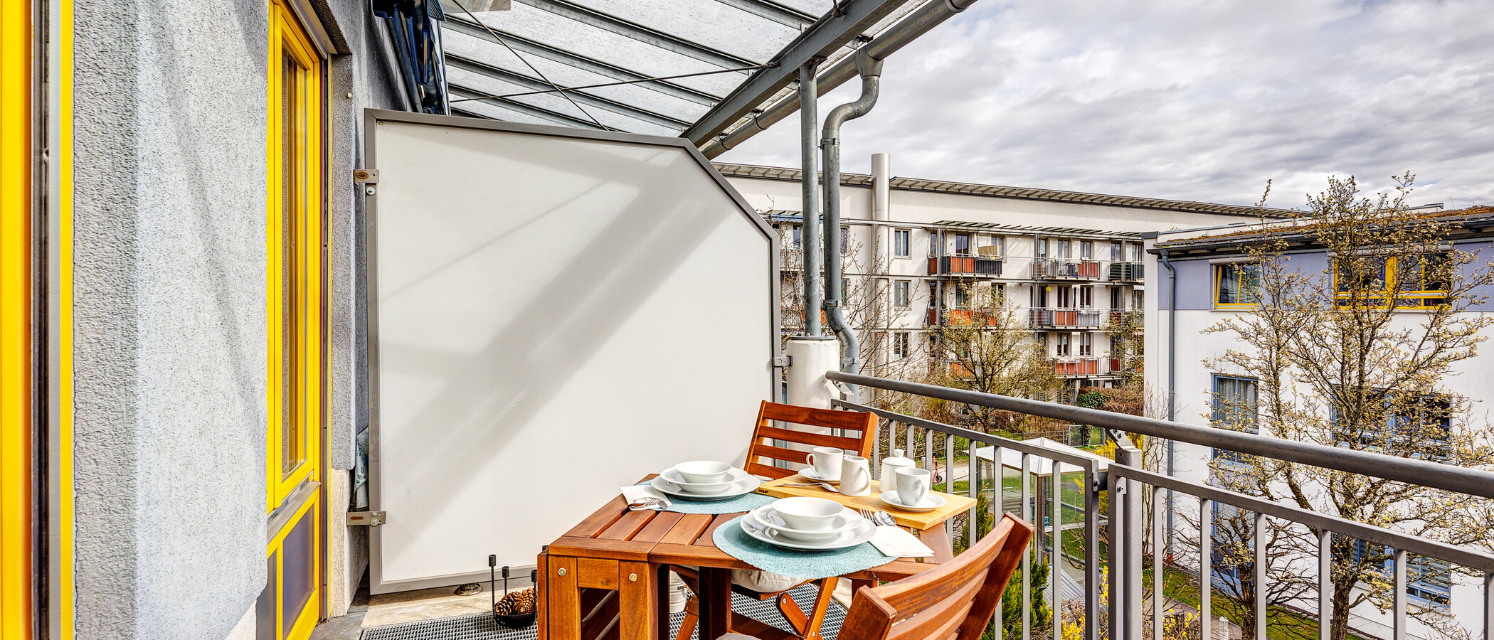 appartamento München Messestadt Riem 01 balcone 13423