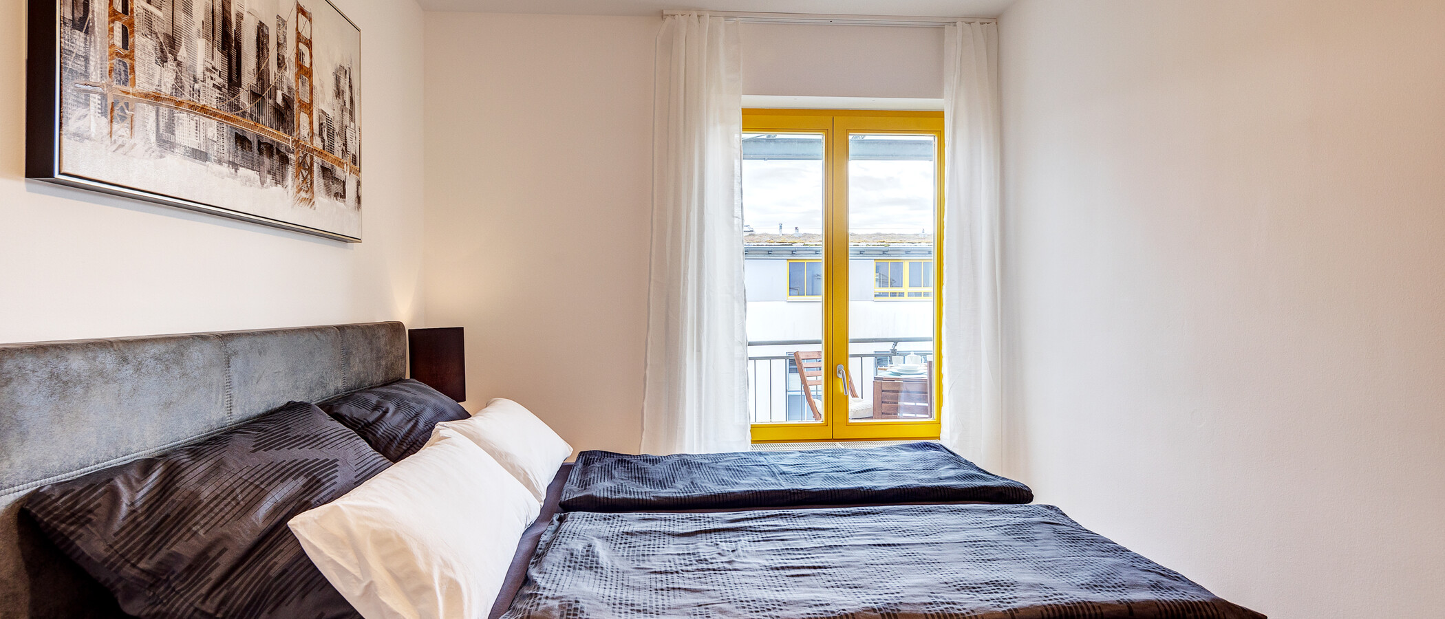 appartamento München Messestadt Riem 02 camera da letto 13423