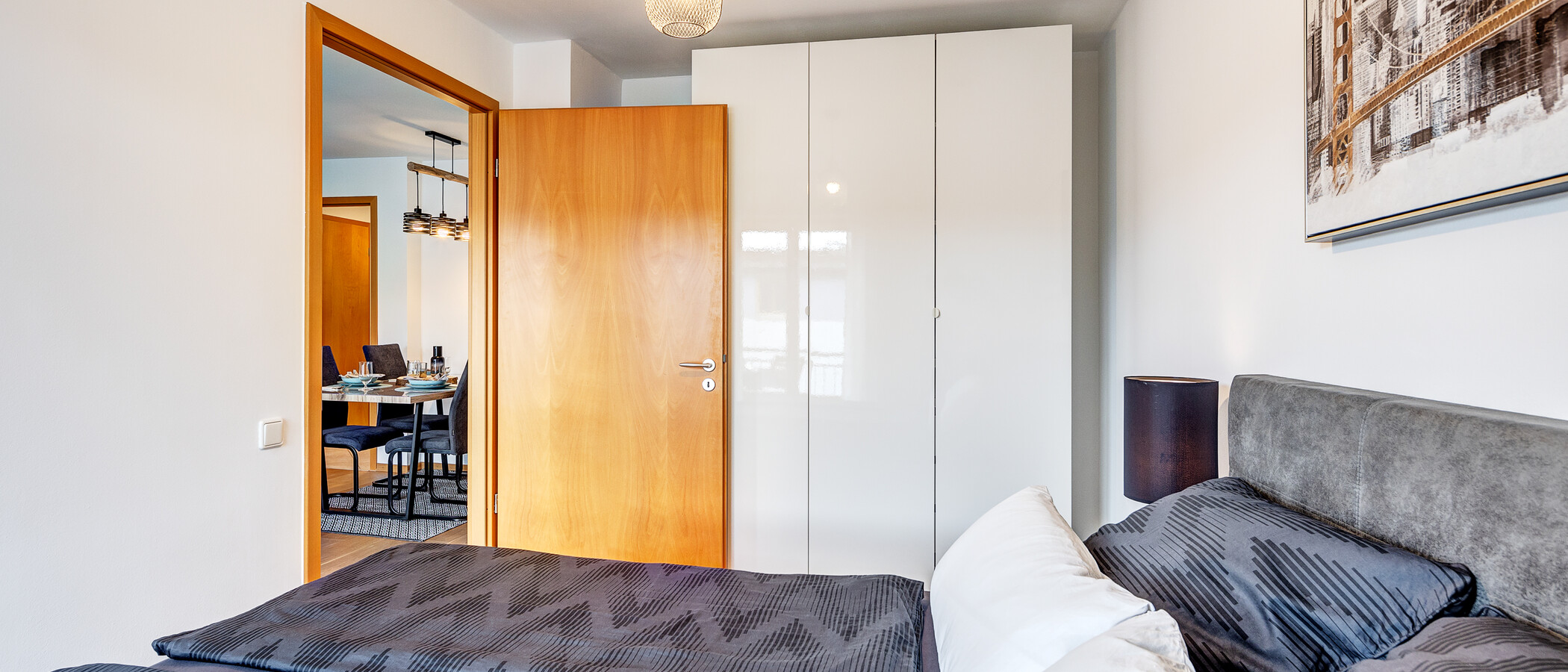appartamento München Messestadt Riem 03 camera da letto 13423