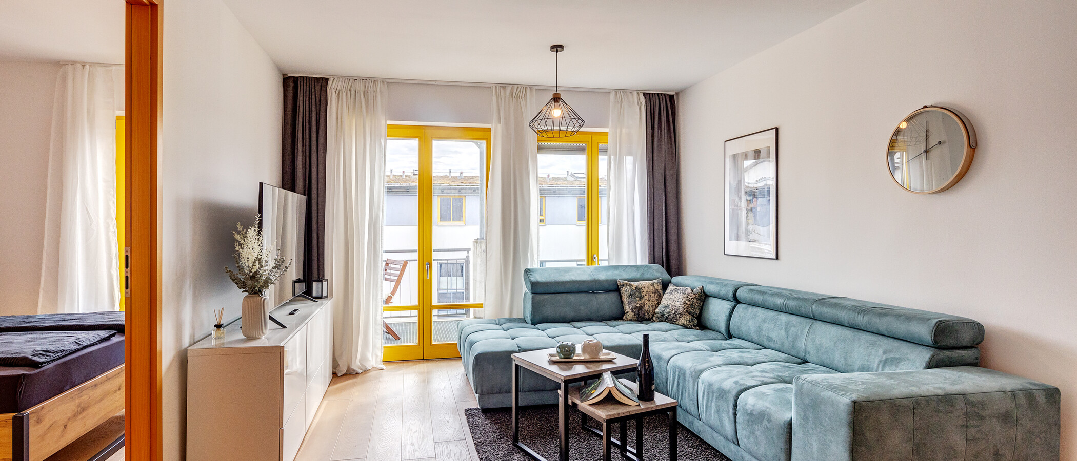 appartamento München Messestadt Riem 01 zona living 13423