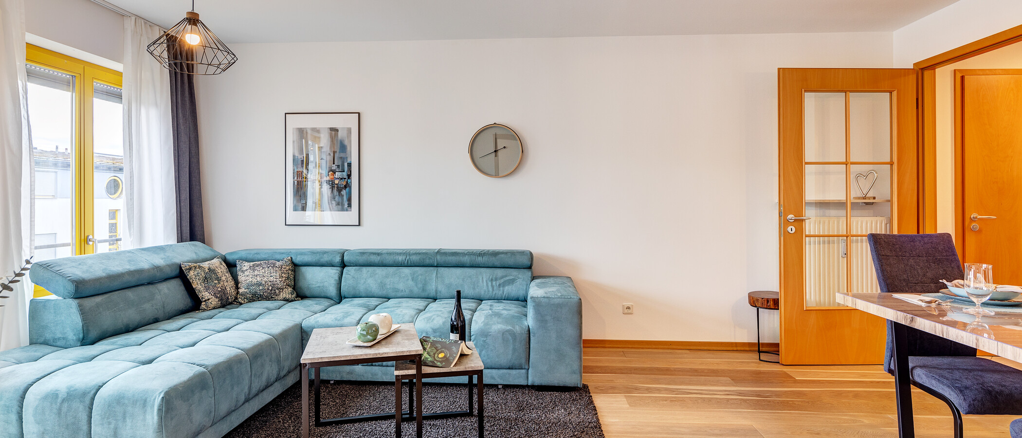appartamento München Messestadt Riem 02 zona living 13423