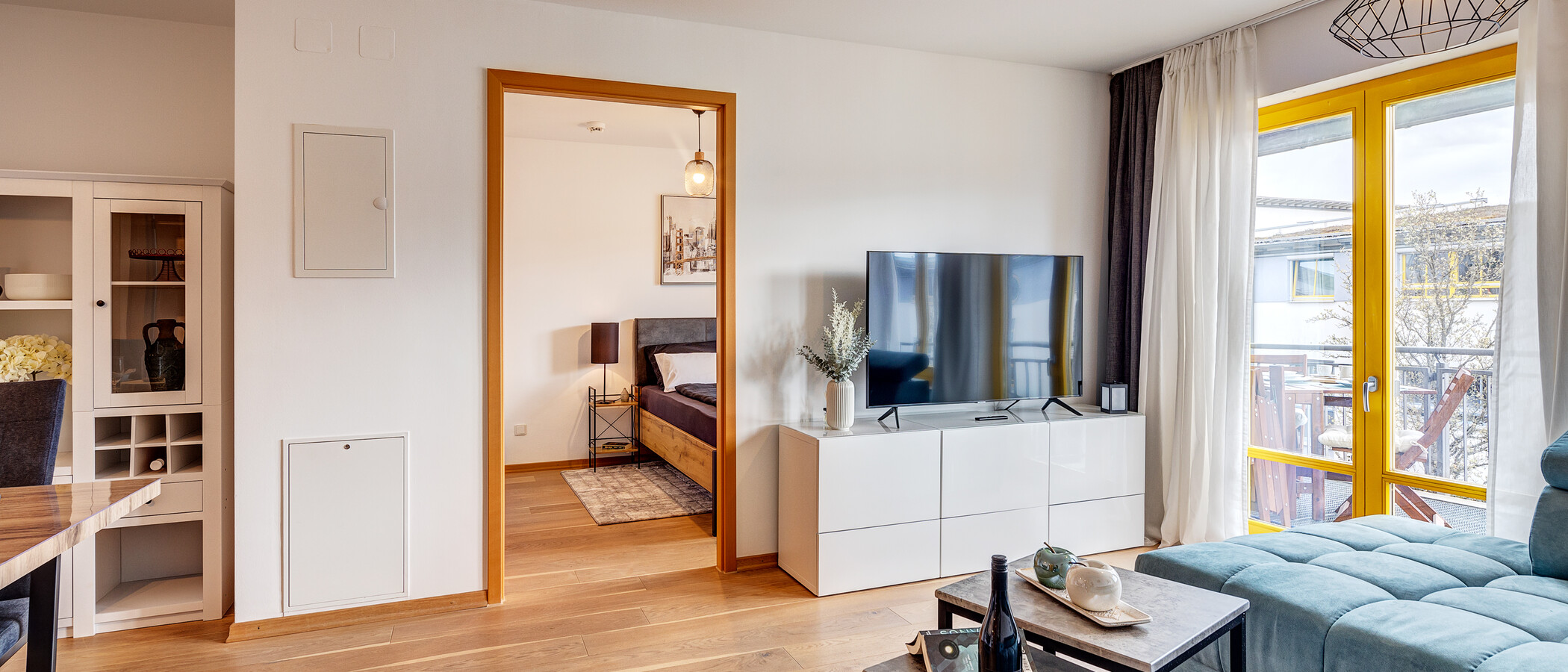 appartamento München Messestadt Riem 05 zona living 13423