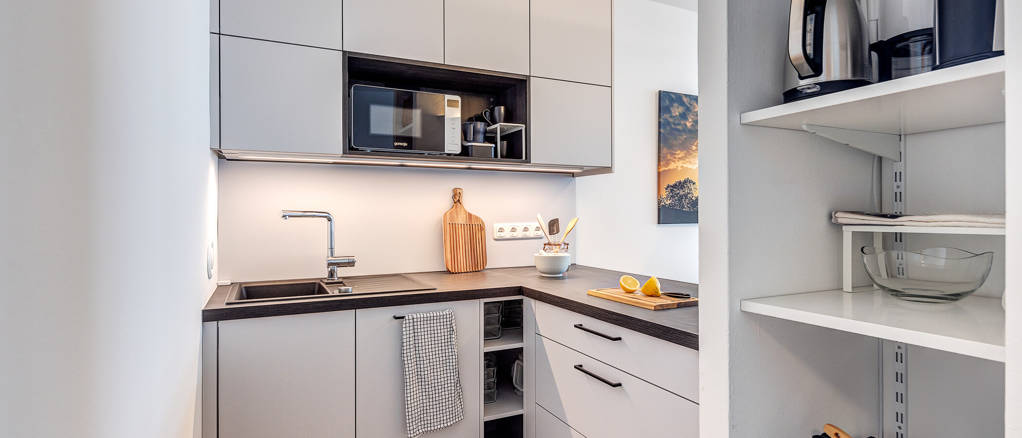 appartamento München Bogenhausen 02 cucina 13429