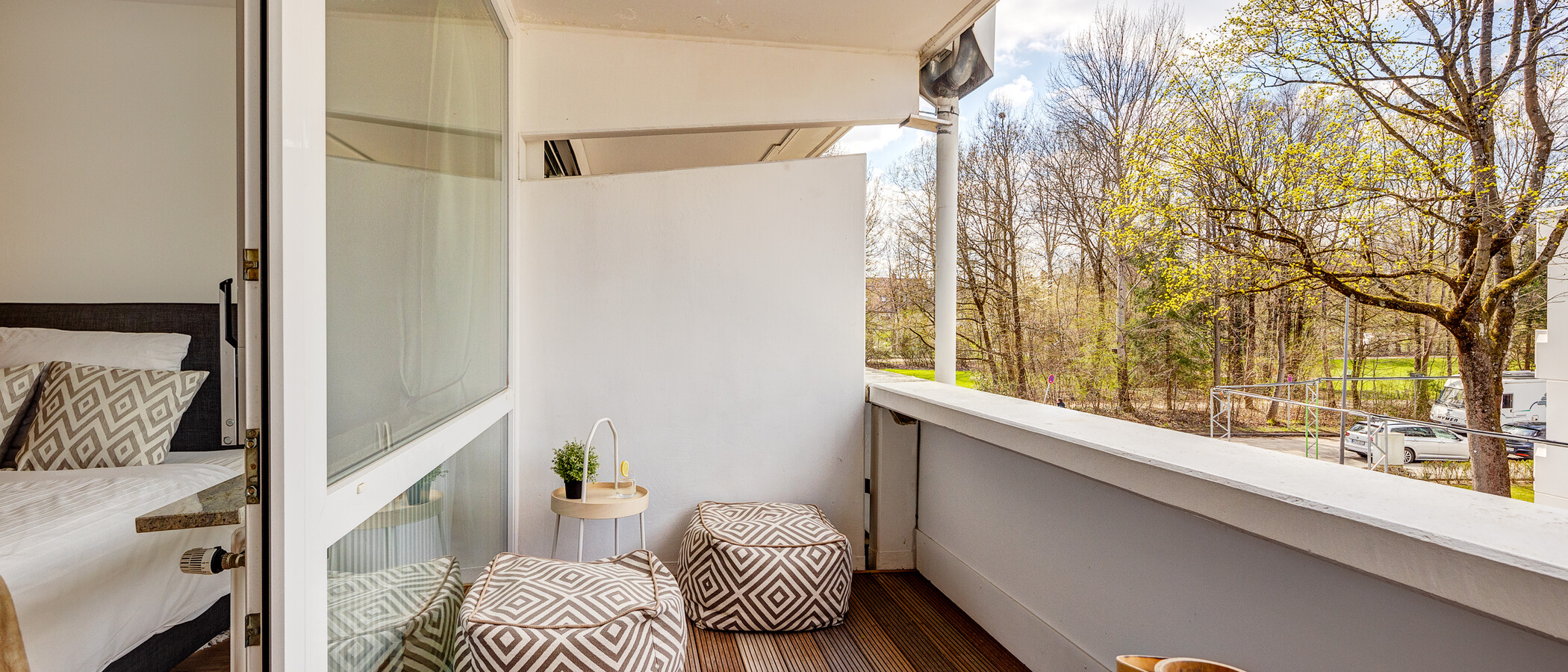 appartamento München Bogenhausen 03 balcone 13429