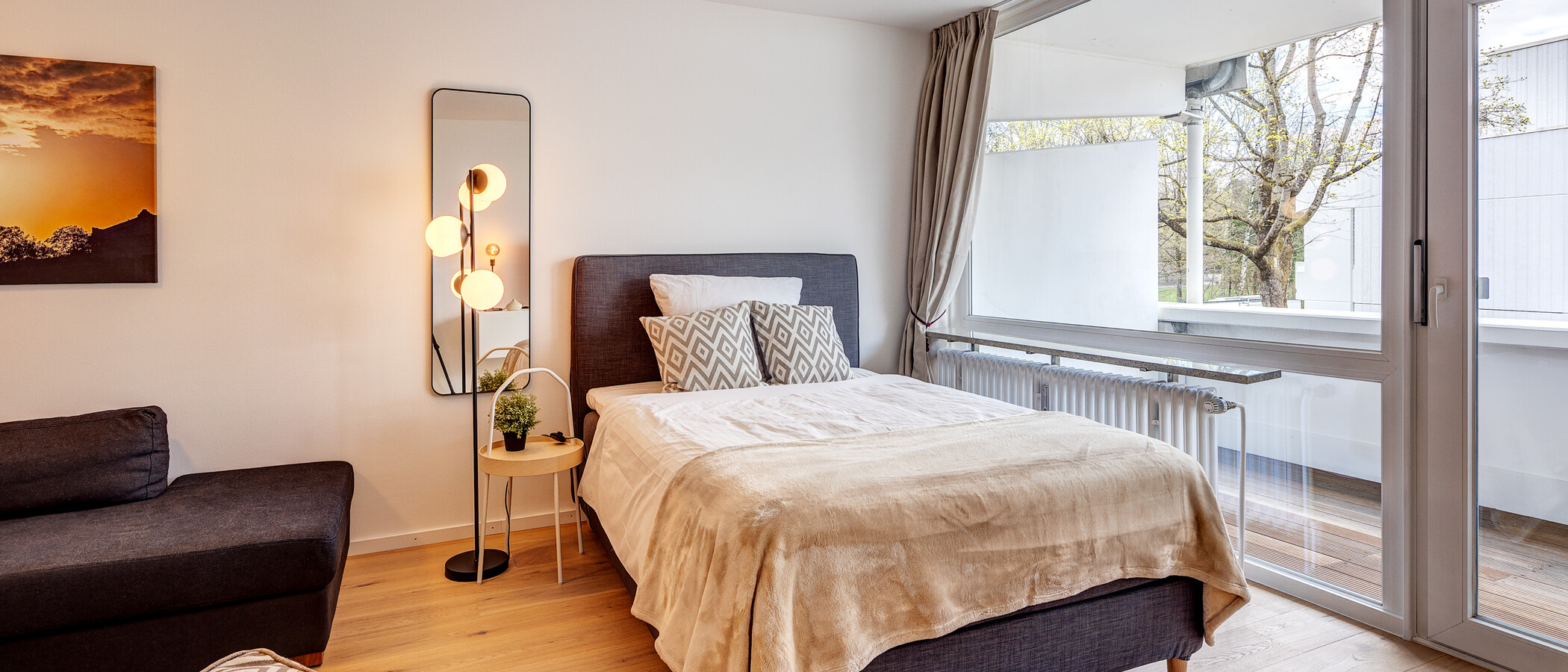 appartamento München Bogenhausen 01 zona notte 13429