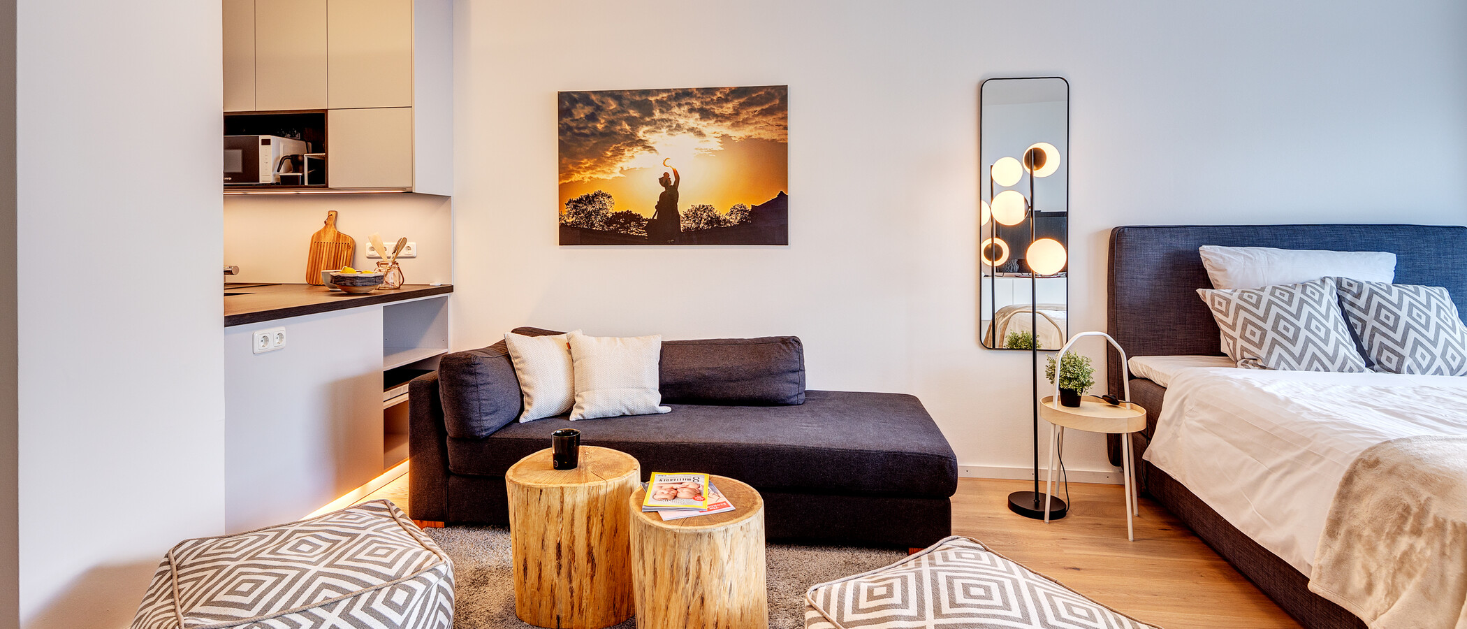 appartamento München Bogenhausen 04 zona living 13429