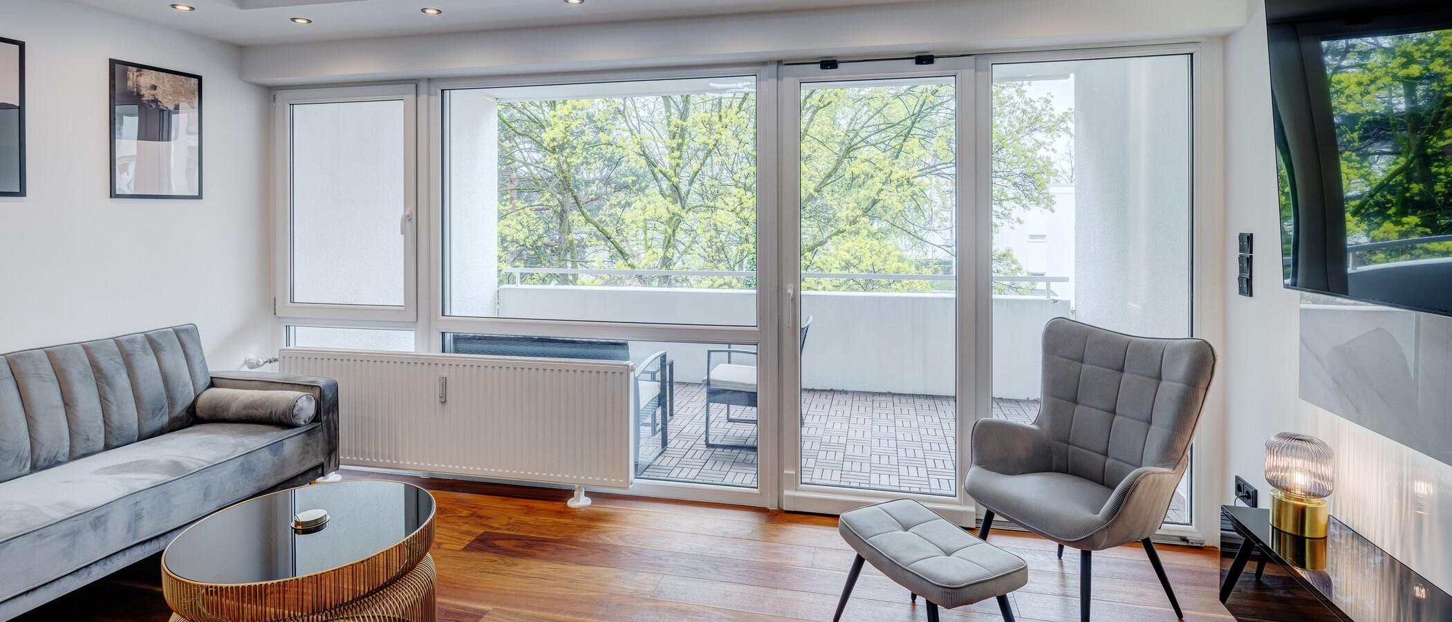 appartamento München Nymphenburg 01 zona living 13438