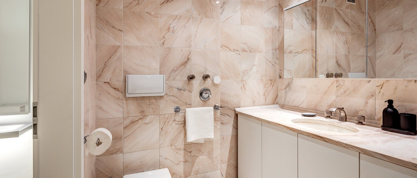 appartamento München Schwabing - Alte Heide 03 bagno 13448