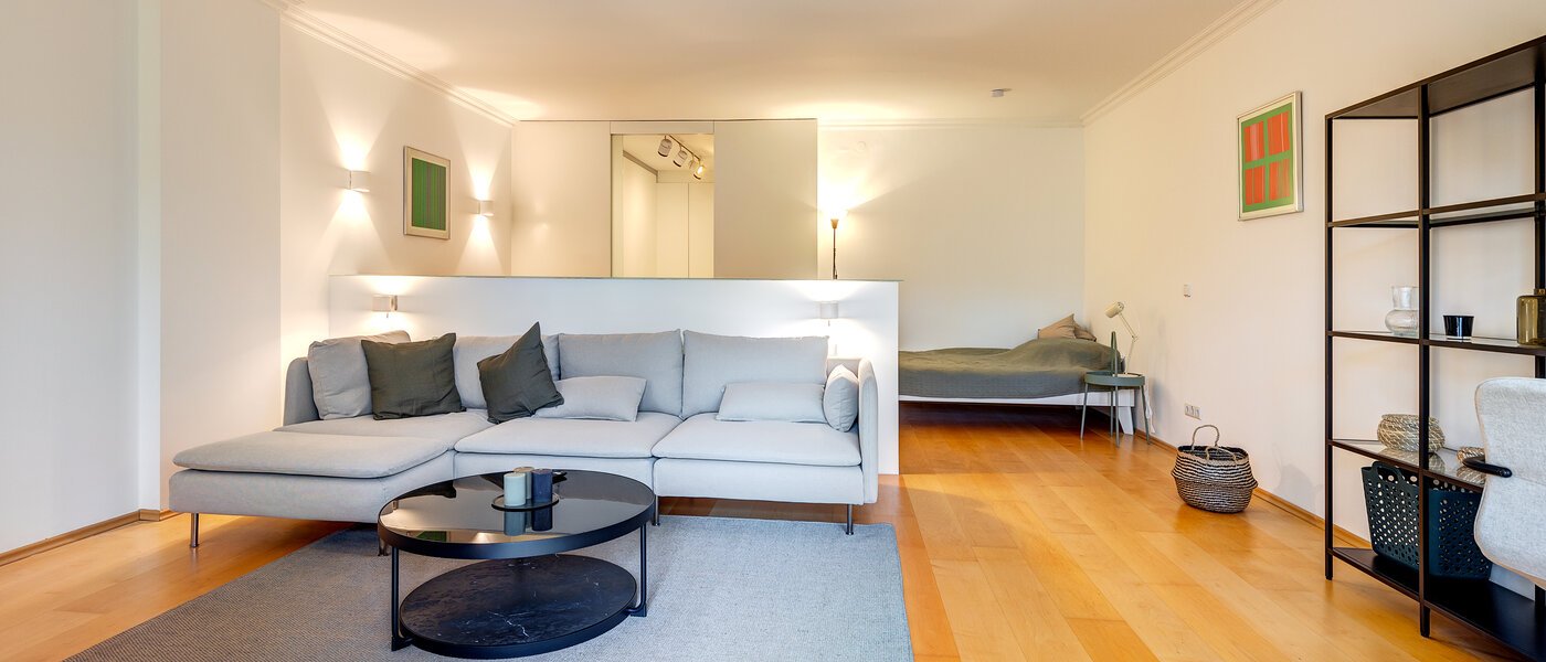 appartamento München Schwabing - Alte Heide 01 zona living 13448