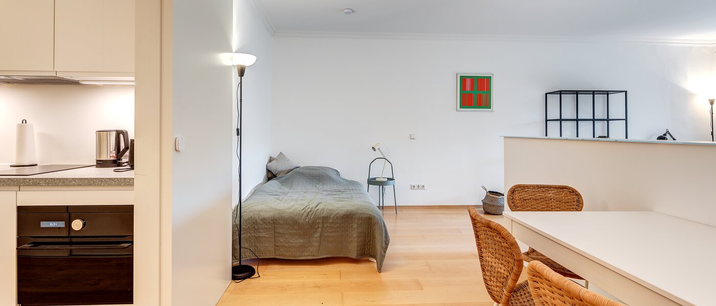 appartamento München Schwabing - Alte Heide 04 zona living 13448