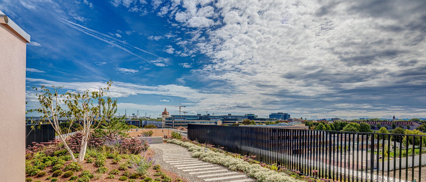 appartamento München Moosach 02 terazzo condiviso 13450