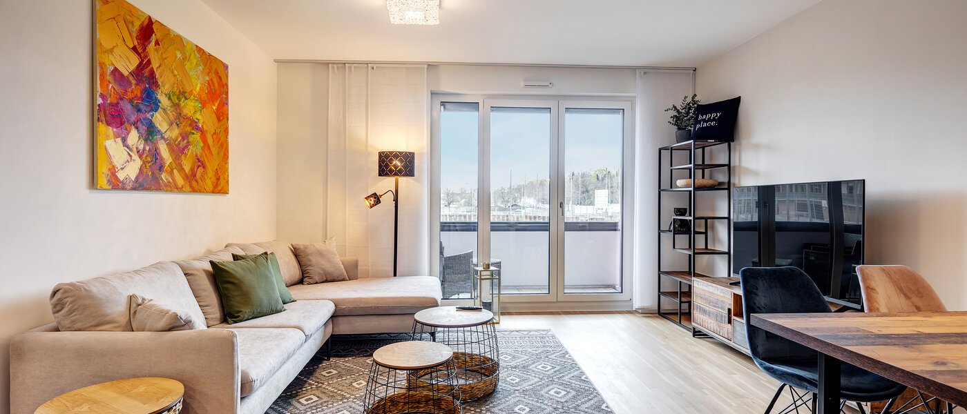 appartamento München Moosach 01 zona living 13450