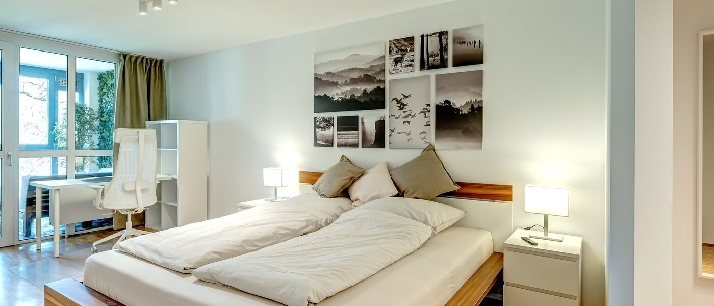 appartamento München Moosach 01 camera da letto 13457