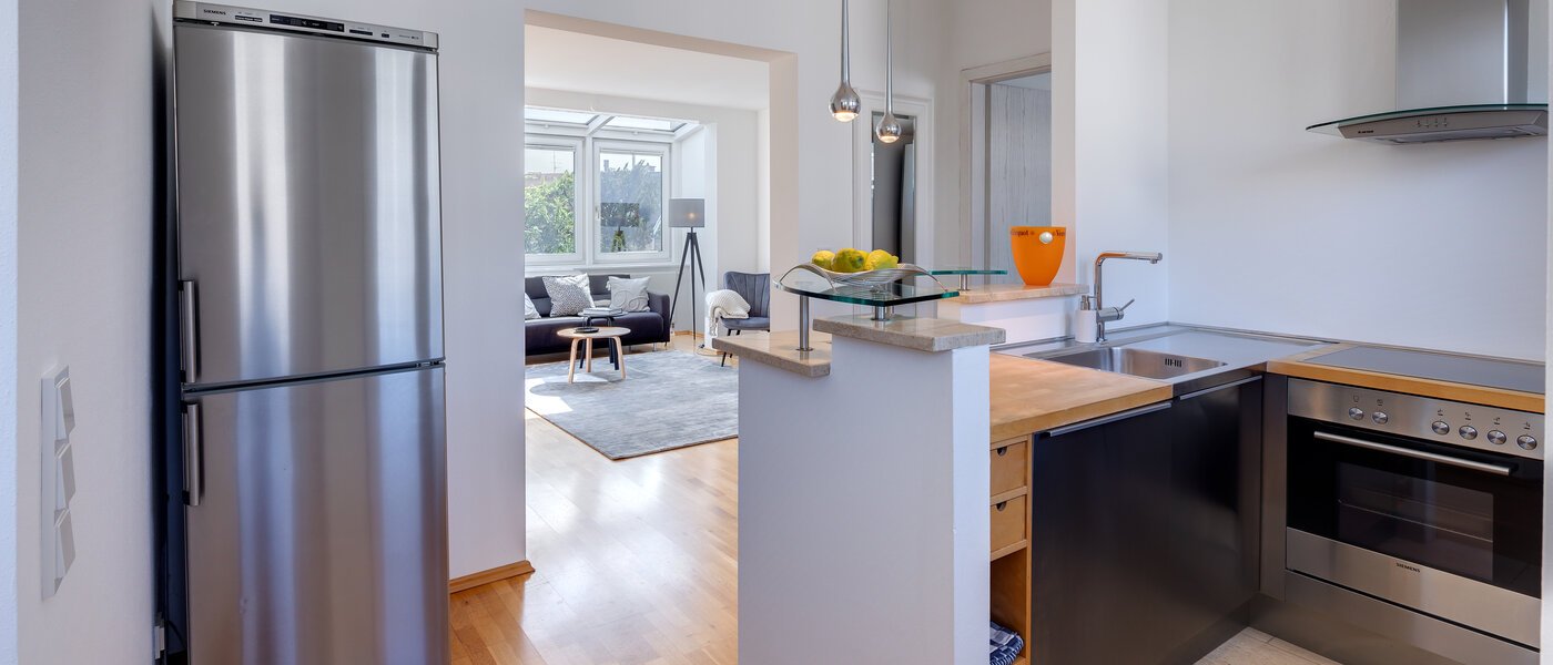 attico con terrazzo München Maxvorstadt - Westen 02 cucina 13461