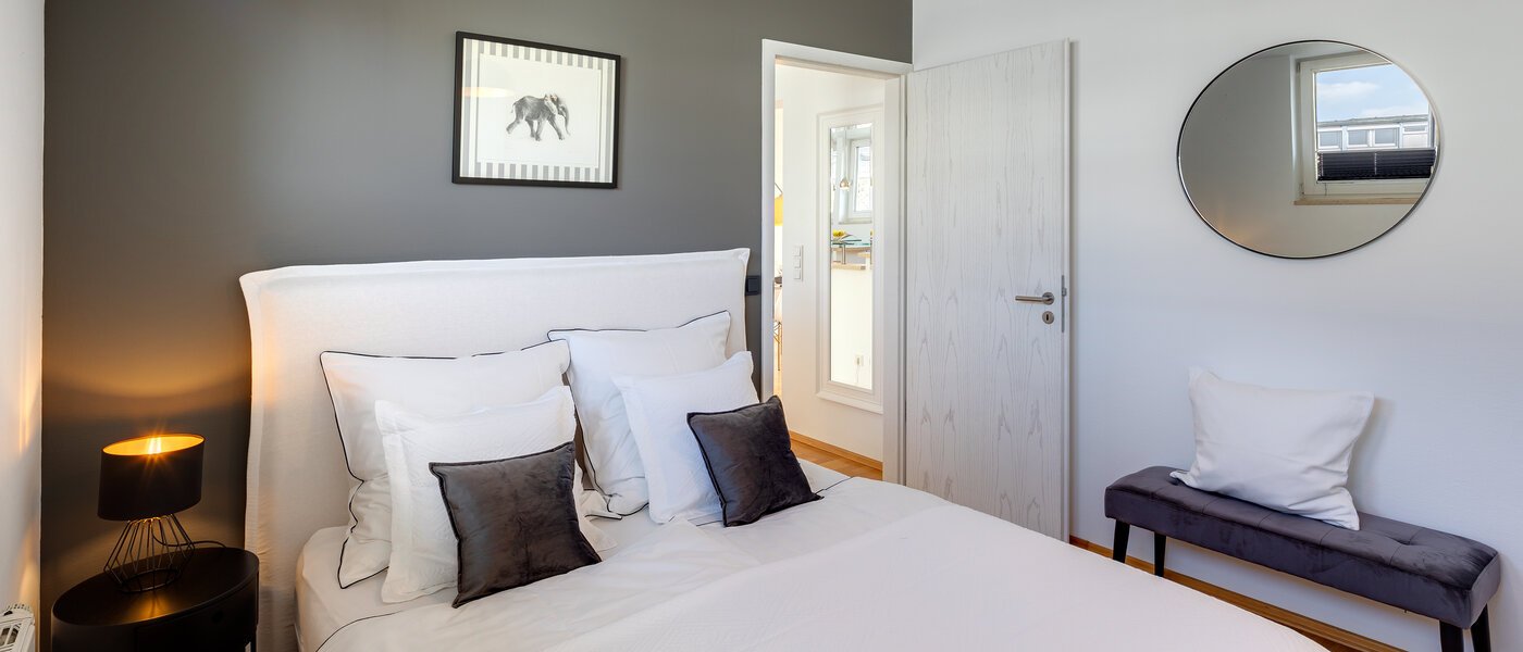 attico con terrazzo München Maxvorstadt - Westen 02 camera da letto 13461