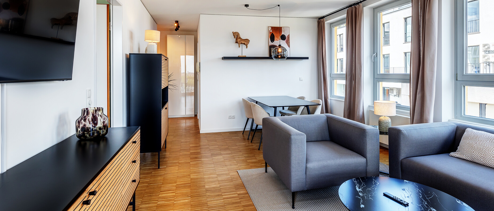 appartamento München Schwanthalerhöhe 01 zona living 13468