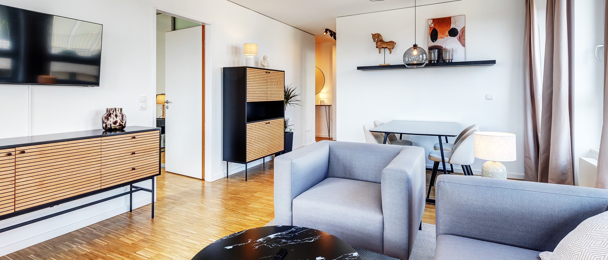 appartamento München Schwanthalerhöhe 02 zona living 13468