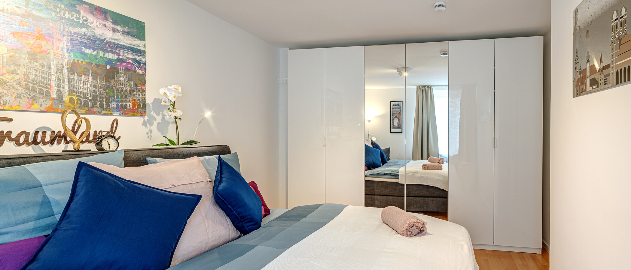 appartamento München Lehel 02 camera da letto 13484